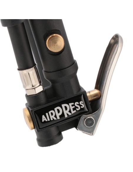 AIRPRESS Inflador de neumáticos con manómetro digital 10 bar 60 cm