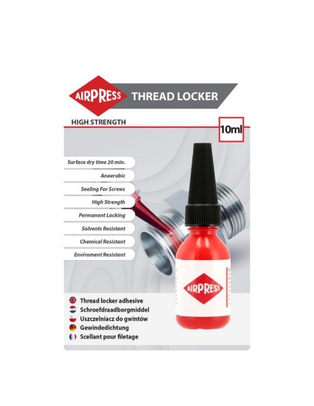 AIRPRESS Adhesivo fijador de roscas High Strength 10ml