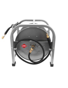 AIRPRESS Enrollador automático de manguera de aire de goma 30 m 8 x 14 mm para suelo 2