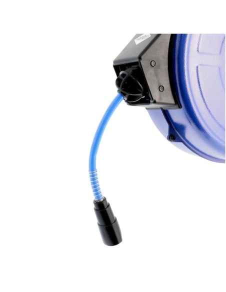 AIRPRESS Enrollador de pared para mangueras de aire PU 15 m 8x12 mm 15 bar