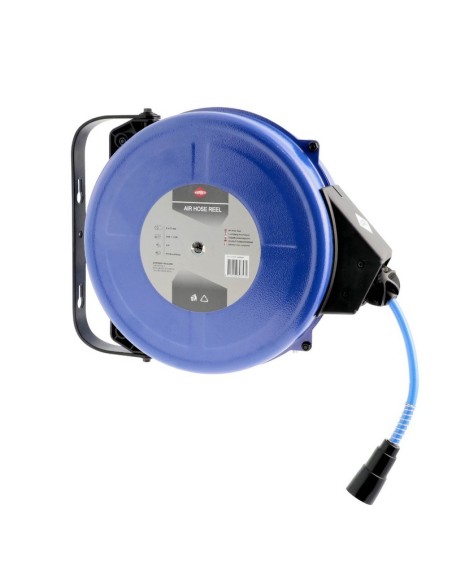 AIRPRESS Enrollador de pared para mangueras de aire PU 15 m 8x12 mm 15 bar