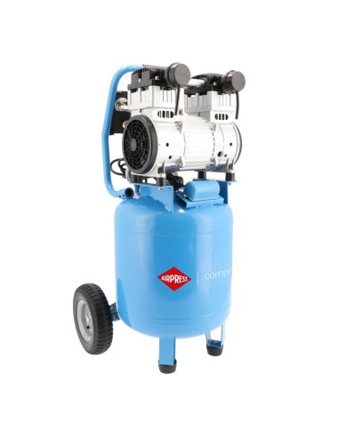 AIRPRESS Compresor silencioso sin aceite vertical LMVO 40-250 8 bar 2,0 CV 150 l/min 38 l