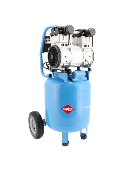 AIRPRESS Compresor silencioso sin aceite vertical LMVO 40-250 8 bar 2,0 CV 150 l/min 38 l