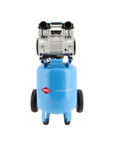 AIRPRESS Compresor silencioso sin aceite vertical LMVO 40-250 8 bar 2,0 CV 150 l/min 38 l