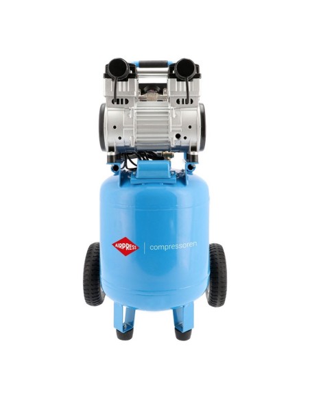AIRPRESS Compresor silencioso sin aceite vertical LMVO 40-250 8 bar 2,0 CV 150 l/min 38 l