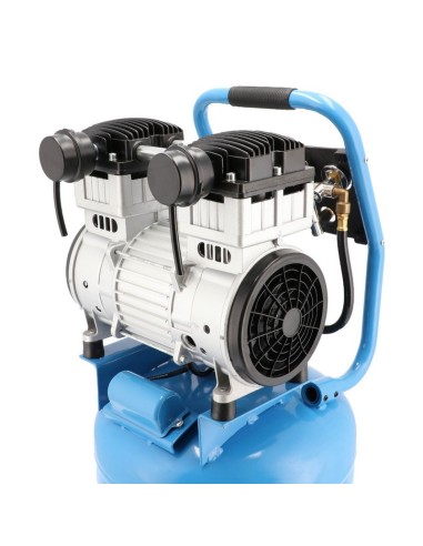 AIRPRESS Compresor silencioso sin aceite vertical LMVO 40-250 8 bar 2,0 CV 150 l/min 38 l