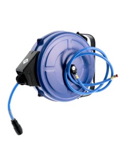 AIRPRESS Enrollador de pared para mangueras de aire PU 20 m 8x12 mm 15 bar