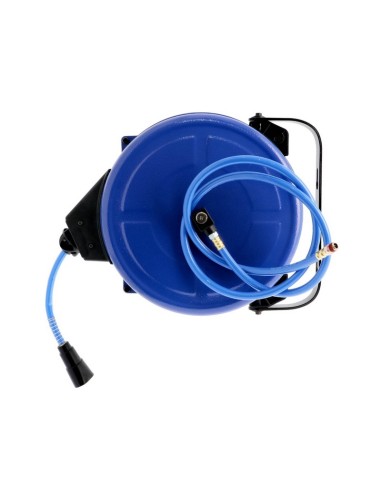 AIRPRESS Enrollador de pared para mangueras de aire PU 20 m 8x12 mm 15 bar