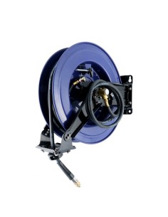 AIRPRESS Enrollador de manguera de aire montaje en pared 20 bar 20 m 3/8" 16 x 10 mm con accesorios