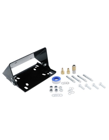 AIRPRESS Enrollador de manguera de aire montaje en pared 20 bar 20 m 3/8" 16 x 10 mm con accesorios