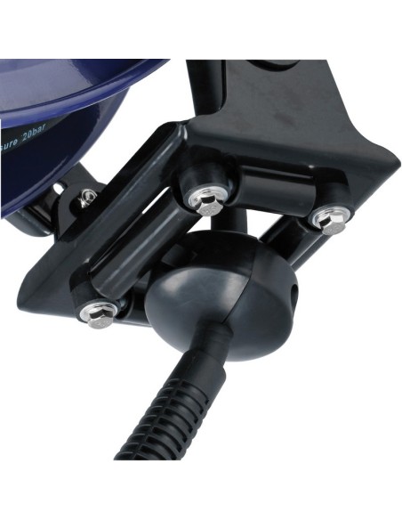 AIRPRESS Enrollador de manguera de aire montaje en pared 20 bar 20 m 3/8" 16 x 10 mm con accesorios