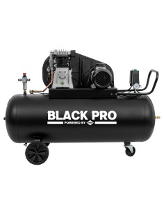 AIRPRESS Compresor de aire Black Pro B3800B/200 CT4 10 bar 340 l/min 4.0CV/3 kW 200 L 2