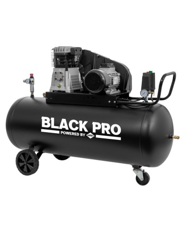 AIRPRESS Compresor de aire Black Pro B3800B/200 CT4 10 bar 340 l/min 4.0CV/3 kW 200 L