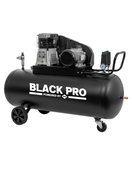 AIRPRESS Compresor de aire Black Pro B3800B/200 CT4 10 bar 340 l/min 4.0CV/3 kW 200 L