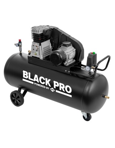 AIRPRESS Compresor de aire Black Pro B3800B/200 CT4 10 bar 340 l/min 4.0CV/3 kW 200 L