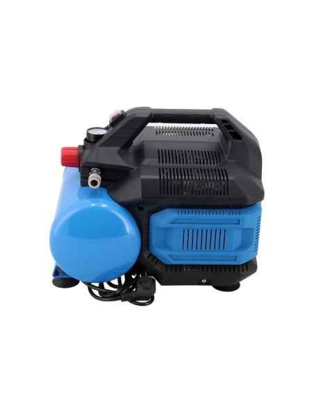 AIRPRESS Compresor sin aceite de dos pistones LMO 6-126 8 bar 1 CV / 0,75 kW 88 l/min 6 l