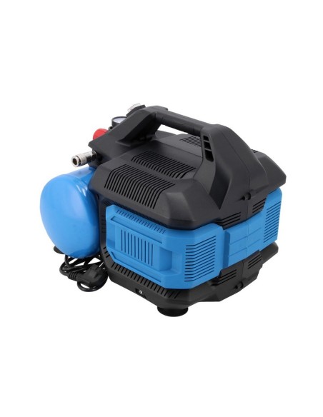 AIRPRESS Compresor sin aceite de dos pistones LMO 6-126 8 bar 1 CV / 0,75 kW 88 l/min 6 l