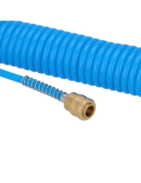 AIRPRESS Manguera de aire espiral 5 m 8 x 5 mm