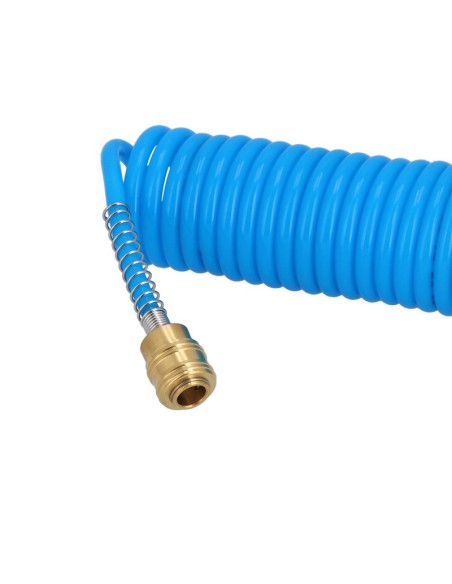 AIRPRESS Manguera de aire espiral 15 m 8 x 5 mm