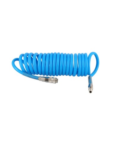 AIRPRESS Manguera de aire espiral 5 m 12 x 8 mm