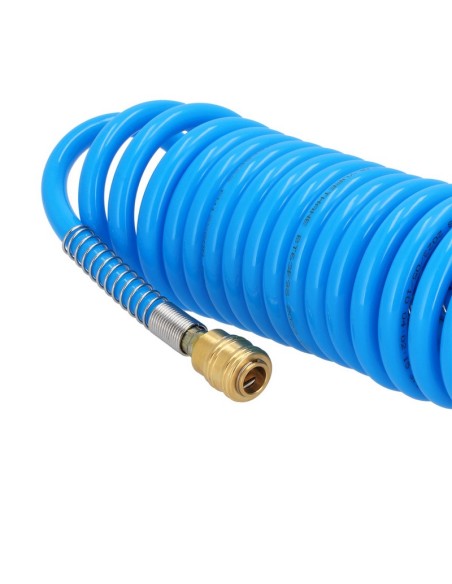 AIRPRESS Manguera de aire espiral 5 m 12 x 8 mm