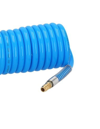 AIRPRESS Manguera de aire espiral 5 m 12 x 8 mm