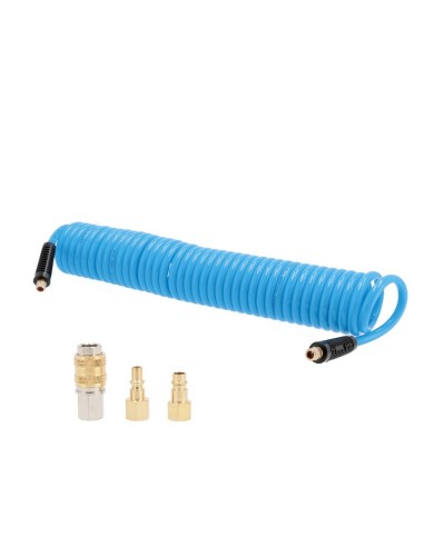 AIRPRESS Manguera de aire espiral 10 m 8 mm 12 bar