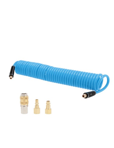 AIRPRESS Manguera de aire espiral 10 m 8 mm 12 bar