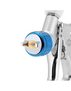 AIRPRESS Mini pistola de pintura 2.5 bar 1.4 mm boquilla 600 ml vaso 2
