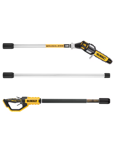 Podadora de pértiga sin escobillas XR 18V con 1 batería Li-Ion 5Ah (3)