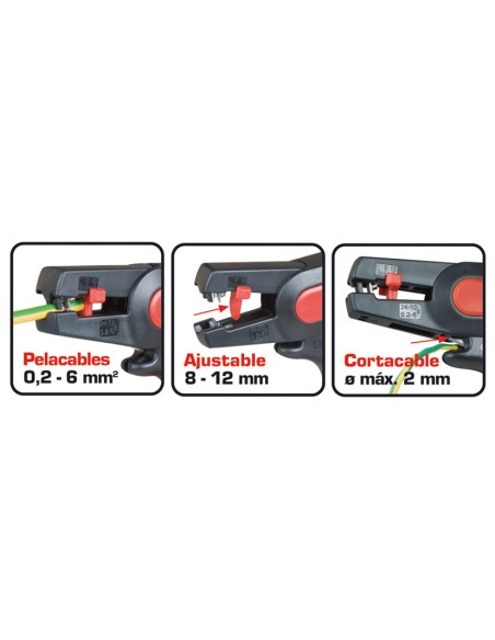 ALICATE PELACABLES AUTOMATICO RATIO (5)
