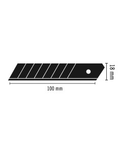 CUCHILLA B50 18 MM 10 UNIDADES RATIO 2