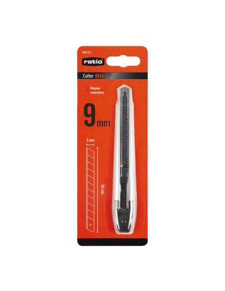 CORTADOR HOJA 9 MM.AUTO LOCK RATIO (2)