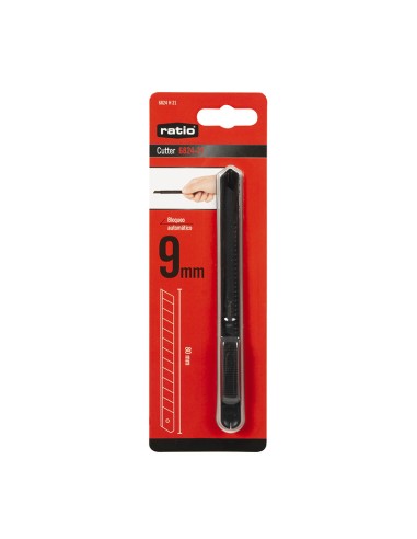 CORTADOR HOJA 9 MM MANGO INOX  RATIO (3)