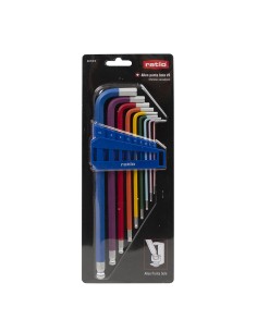 LLAVES ALLEN (XL)PUNTA BOLA JGO.9 RATIO 2