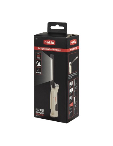 LINTERNA LED COB 550LM RECARGABLE RATIO (3)