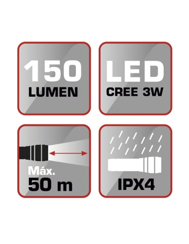LINTERNA BOLI LED CREE 150LM. RATIO (2)