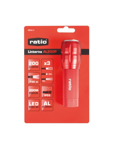 LINTERNA LED CREE 3W 160 LUMENS RATIO (1)