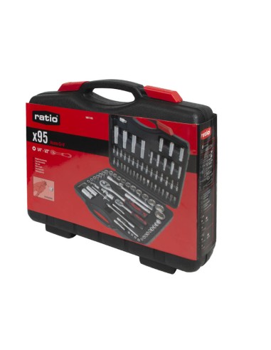 MALETIN HERR.95 PZAS.1/4"1/2"CR-V RATIO (2)