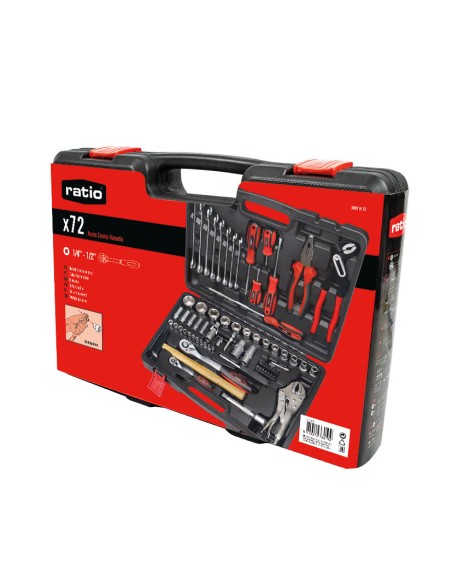MALETIN HERR.72 PZAS.1/4"1/2"CR-V RATIO (1)