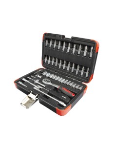 ESTUCHE VASOS Y PUNTAS 46 PCS CR-V RATIO