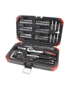 ESTUCHE VASOS Y PUNTAS 130PCS CR-V RATIO