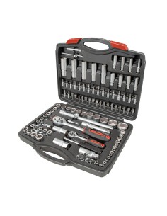 MALETIN HERR.108 PZAS.1/4"1/2"CR-V RATIO