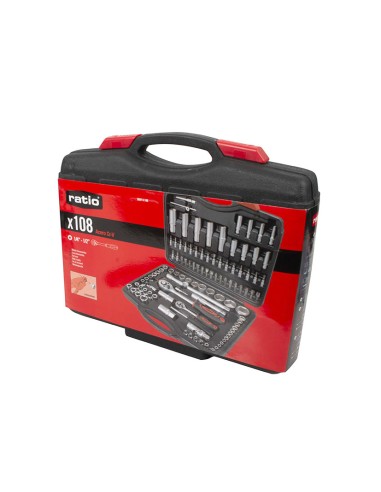 MALETIN HERR.108 PZAS.1/4"1/2"CR-V RATIO (2)