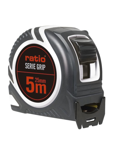 FLEXOMETRO CINTA 25/5 M. GRIP RATIO