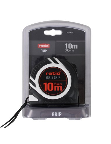 FLEXOMETRO CINTA 25/10 M. GRIP RATIO (2)