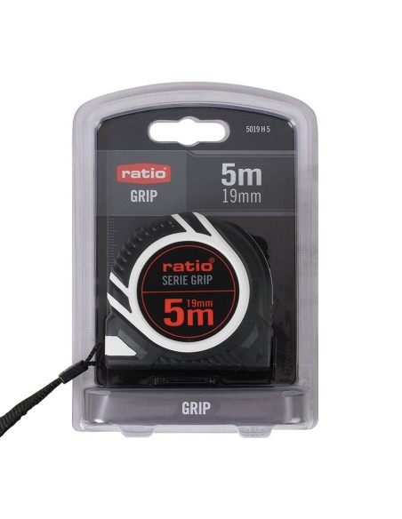 FLEXOMETRO CINTA 19/5M. GRIP RATIO (2)