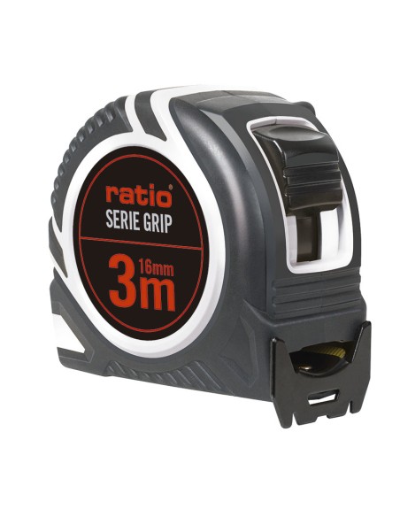 FLEXOMETRO CINTA 16/3 M. GRIP RATIO