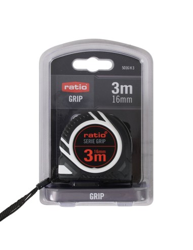 FLEXOMETRO CINTA 16/3 M. GRIP RATIO (2)