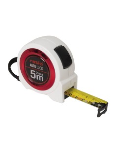 FLEXOMETRO CINTA 25/5 MT.AUTO LOCK RATIO 2
